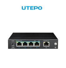 UTEPO UTP3SW0401TP60 - Switch PoE no administrable de 5 puertos Fast Ethernet  4 puer