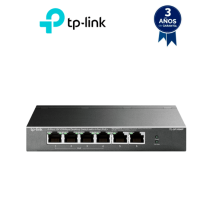 TP-LINK TL-SF1006P -  Switch PoE no administrable con 6 puertos Fast Ethernet  incluy