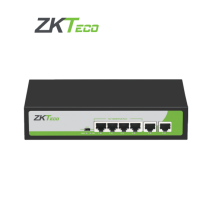 ZKTECO PE04255C -Switch de 4 Puertos Fast Ethernet PoE AF - AT /  2 Puertos RJ45 10/1
