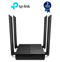 TP-LINK Archer C64 - Ruteador WiFi AC 1267Mbps con 1 puerto WAN y 4 puertos LAN RJ45