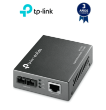 TP-LINK MC210CS - Convertidor de Fibra Óptica Monomodo con 1 puerto RJ45 10/100/1000