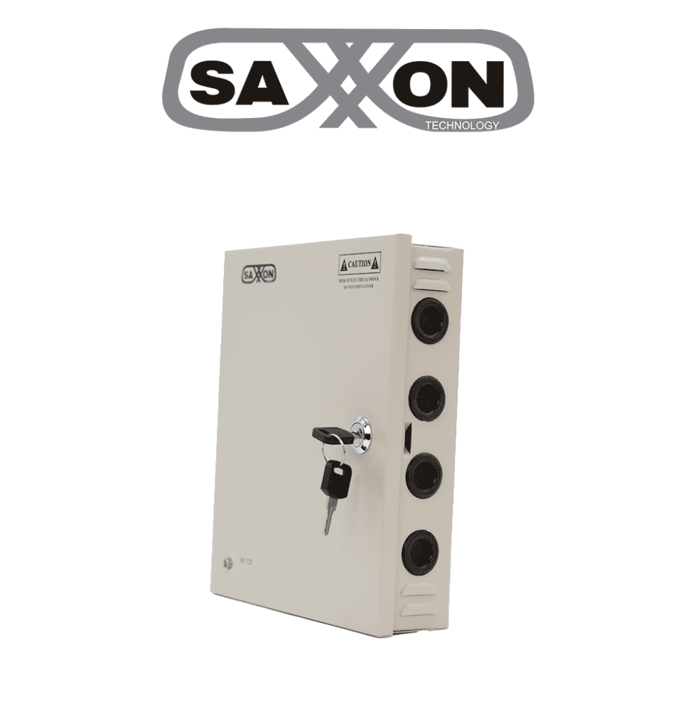 SAXXON SX10A9CH - Fuente de Poder Profesional 12 VCD / 10 Amperes / 9 Canales / 1.1 A