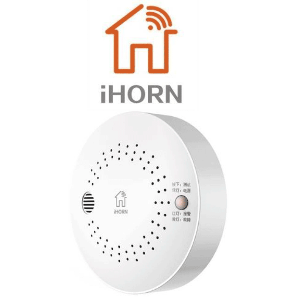 IHORN LH89F - Sensor de gas inalambrico / 433 Mhz / Compatible con panel ND1 y N8003