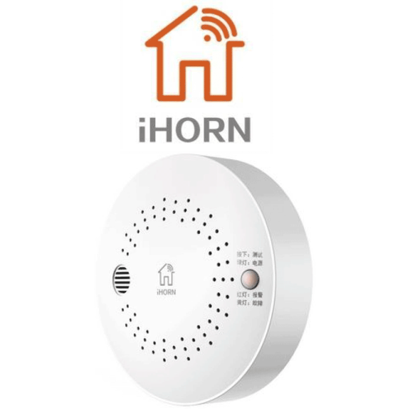 IHORN LH89F - Sensor de gas inalambrico / 433 Mhz / Compatible con panel ND1 y N8003