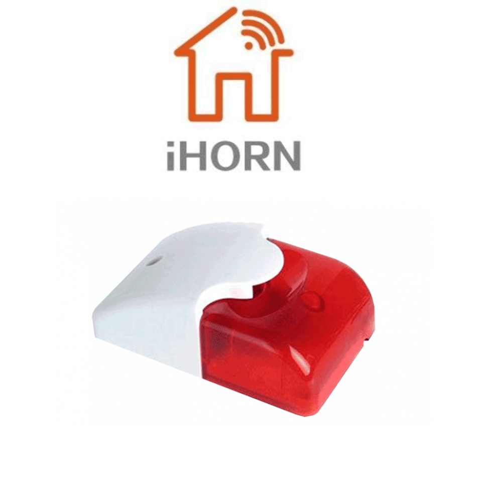 IHORN HC103F433M - Sirena inalambrica para interior / Compatible con panel LDH8001  L