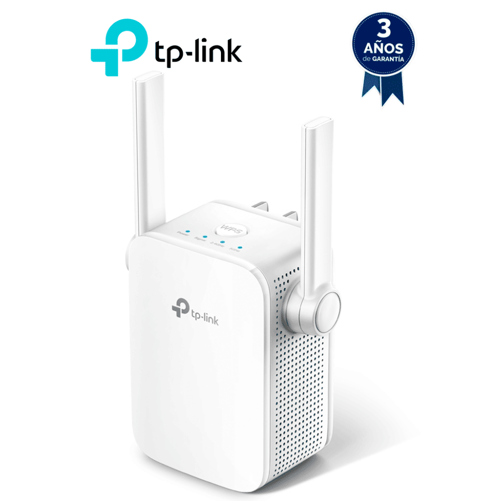 TP-LINK RE205 -Repetidor de señal WiFi AC750 con frecuencias de 2.4GHz (300Mbps) y 5G