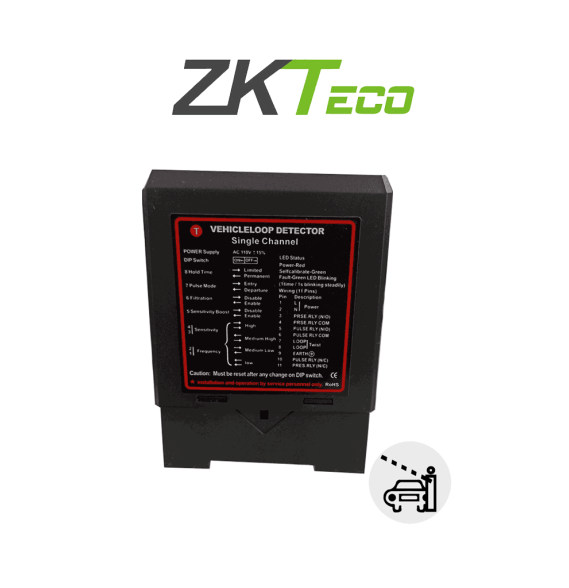 ZKTECO ZF24 - Sensor de Masa de un Carril / 24VDC/AC / Salida NO NC COM /Compatible c