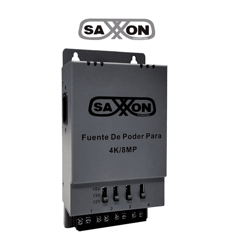 SAXXON ENERGIA PSU1205A-4K - Fuente de poder Regulable Metálica/ Conexión de Hasta 4