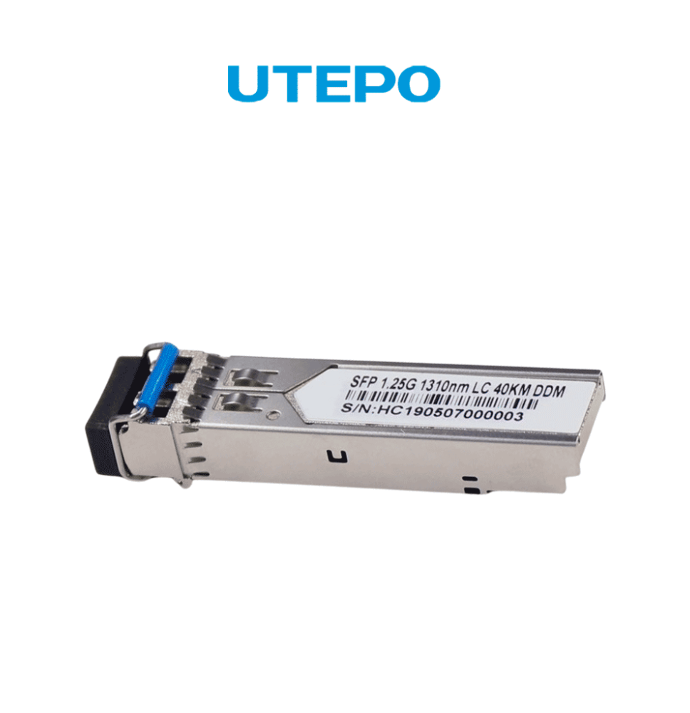 UTEPO SFP125G40KM - Transceptor de fibra óptica SFP monomodo  con conector LC  veloci