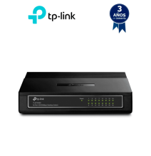 TP-LINK TL-SF1016D - Switch de escritorio con 16 puertos RJ45 Fast Ethernet  diseño e