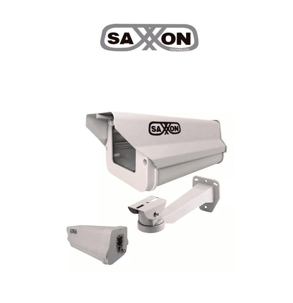 SAXXON HO605SHK - Kit de gabinete blanco tipo FLIP OPEN y brazo / Tipo corto / 25 CM