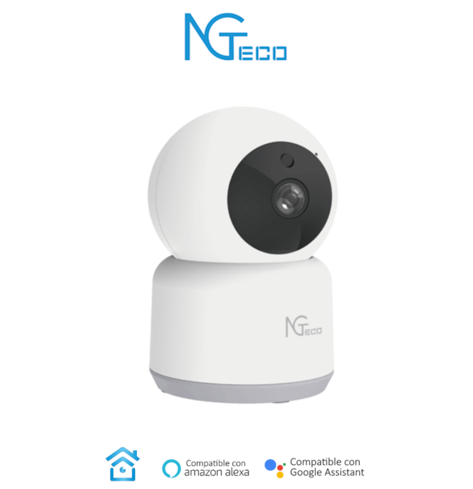 NGTECO NGC2401 - Cámara PT WiFi / 1080p / Lente 3.6mm / Visión panorámica e inclinaci