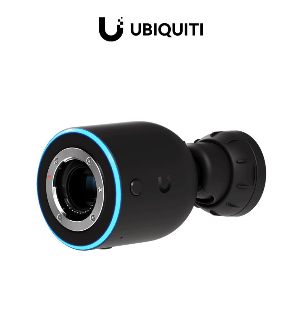 UBIQUITI UVC-AI-DSLR - Camara IP bullet para exterior  8 MP 4K  Lente fijo 17mm de ap