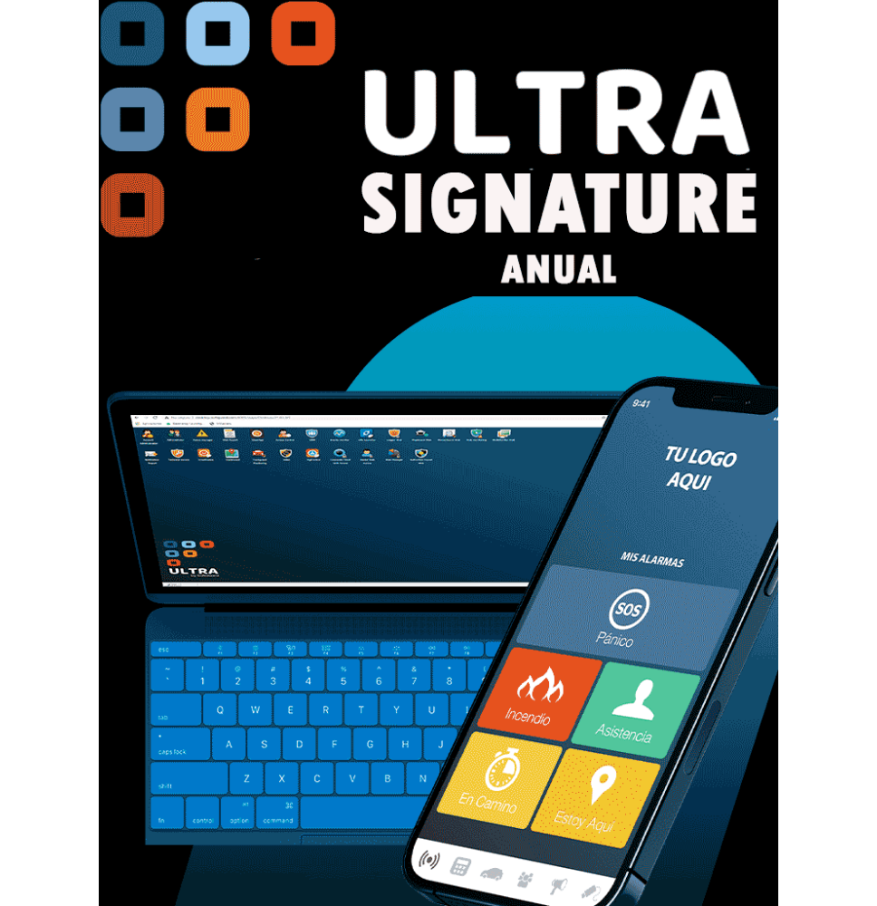 Softguard Signature Anual -  Customización signature para tu App SmartPanics o Vigico