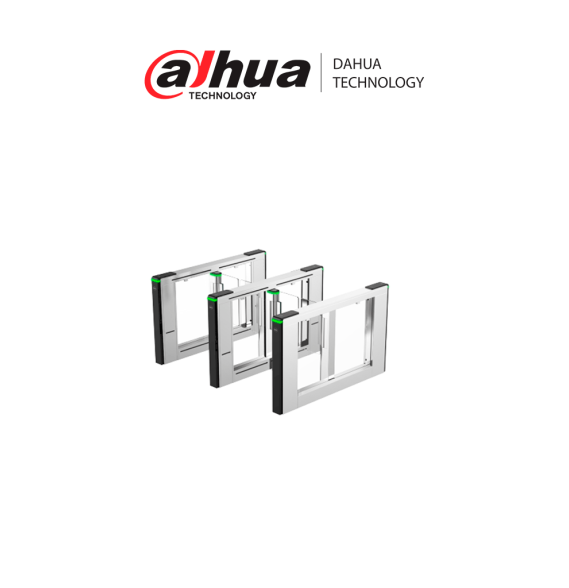 Dahua DHI-ASGB210Y-R Swing Barrier Derecha/ Desbloqueo Rápido/ Cortina de Luz IR/ Ser