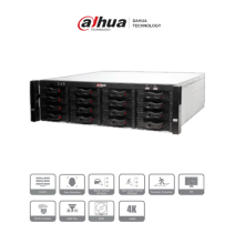 DAHUA NVR616-64-4KS2 - NVR de 64 canales IP con soporte para 4K  compresión H.265/H.2