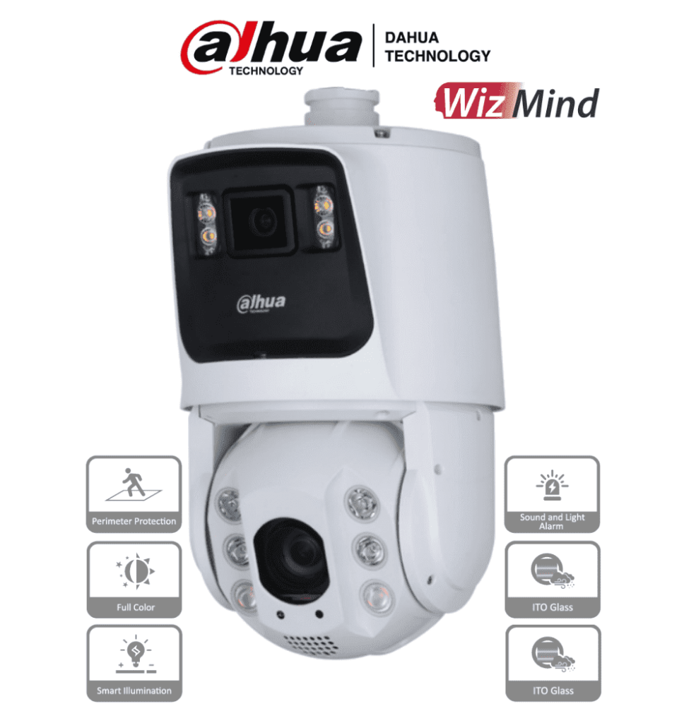 DAHUA DH-SDT7C424-4F - Cámara IP PTZ Dual de 4 MP/ 24x de Zoom óptico / Iluminadores