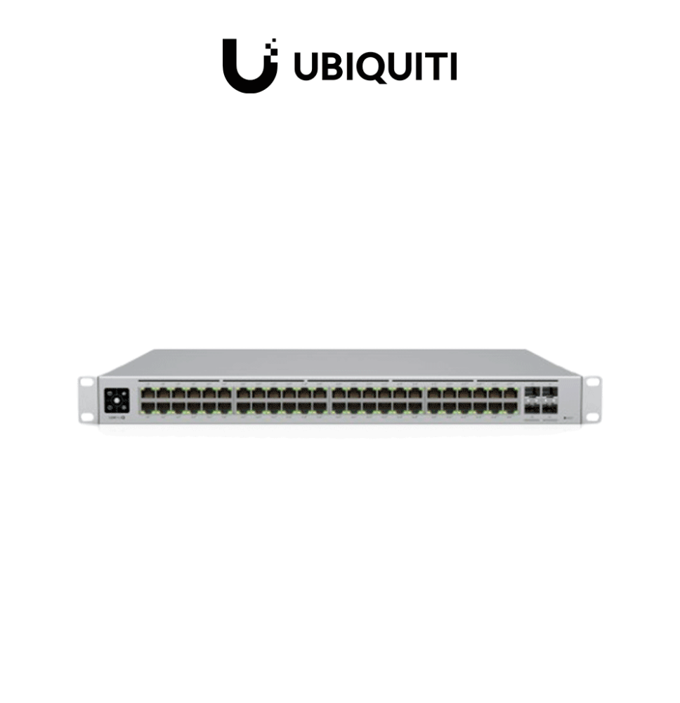 UBIQUITI USW-PRO-48-POE - UniFi Switch Gigabit PoE PRO con 48 puertos PoE Gigabit Eth