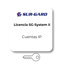 DSC SG-SYS21536IP- Licencia SG-System II para habilitar segunda tabla de 1536 cuentas