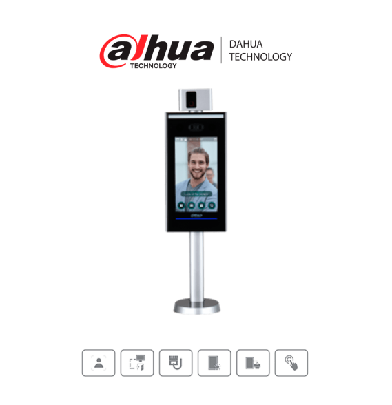 DAHUA DHI-ASI7223X-A-V1-T1 - Control de Acceso con Reconocimiento Facial  y Medición