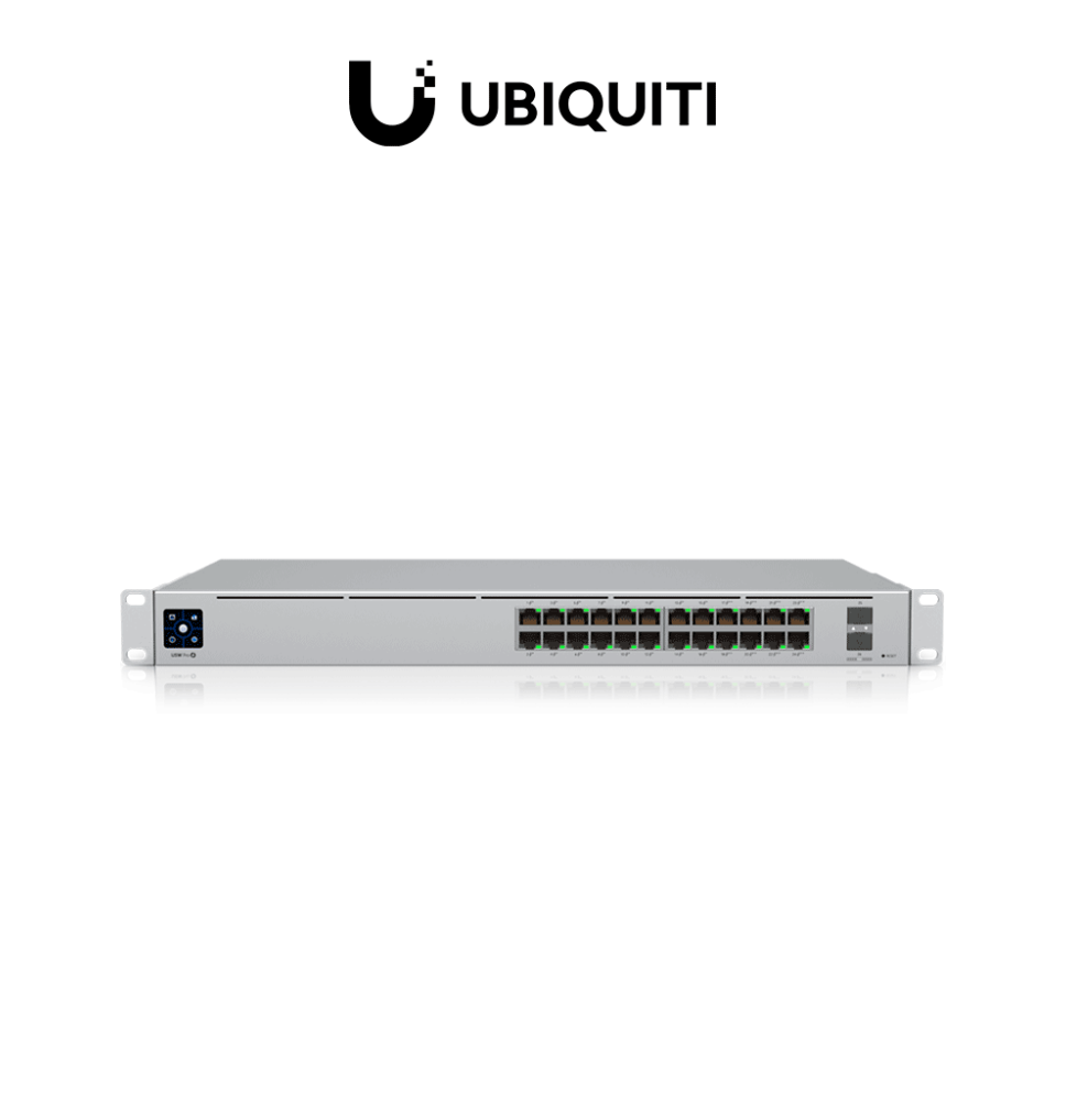 UBIQUITI USW-PRO-24-POE  - UniFi Switch Gigabit PoE PRO con 24 puertos PoE Gigabit Et