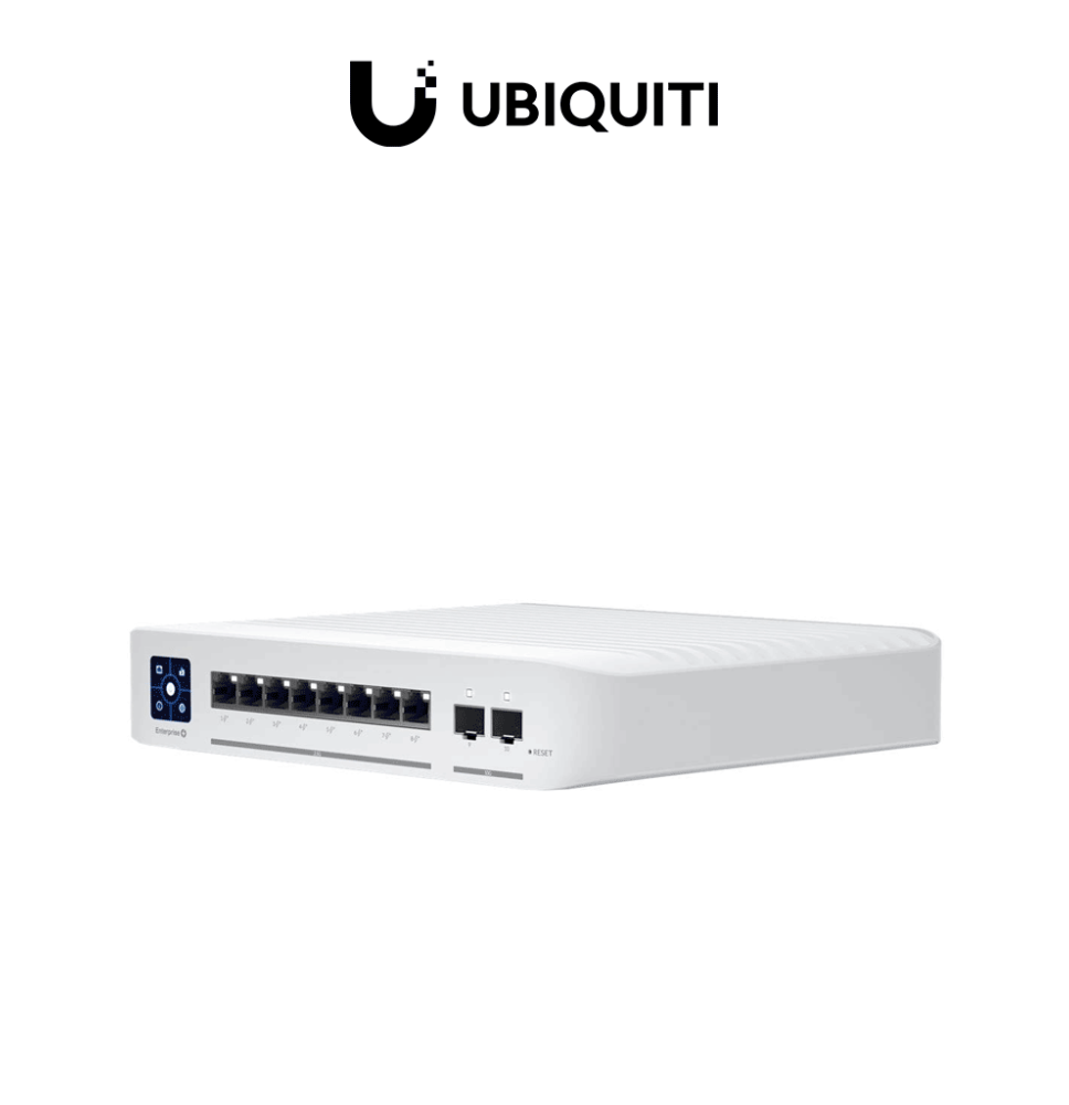 UBIQUITI USW-ENTERPRISE-8-POE - Switch capa 3 Administrable/ 8 puertos 2.5 GbE PoE/ 8