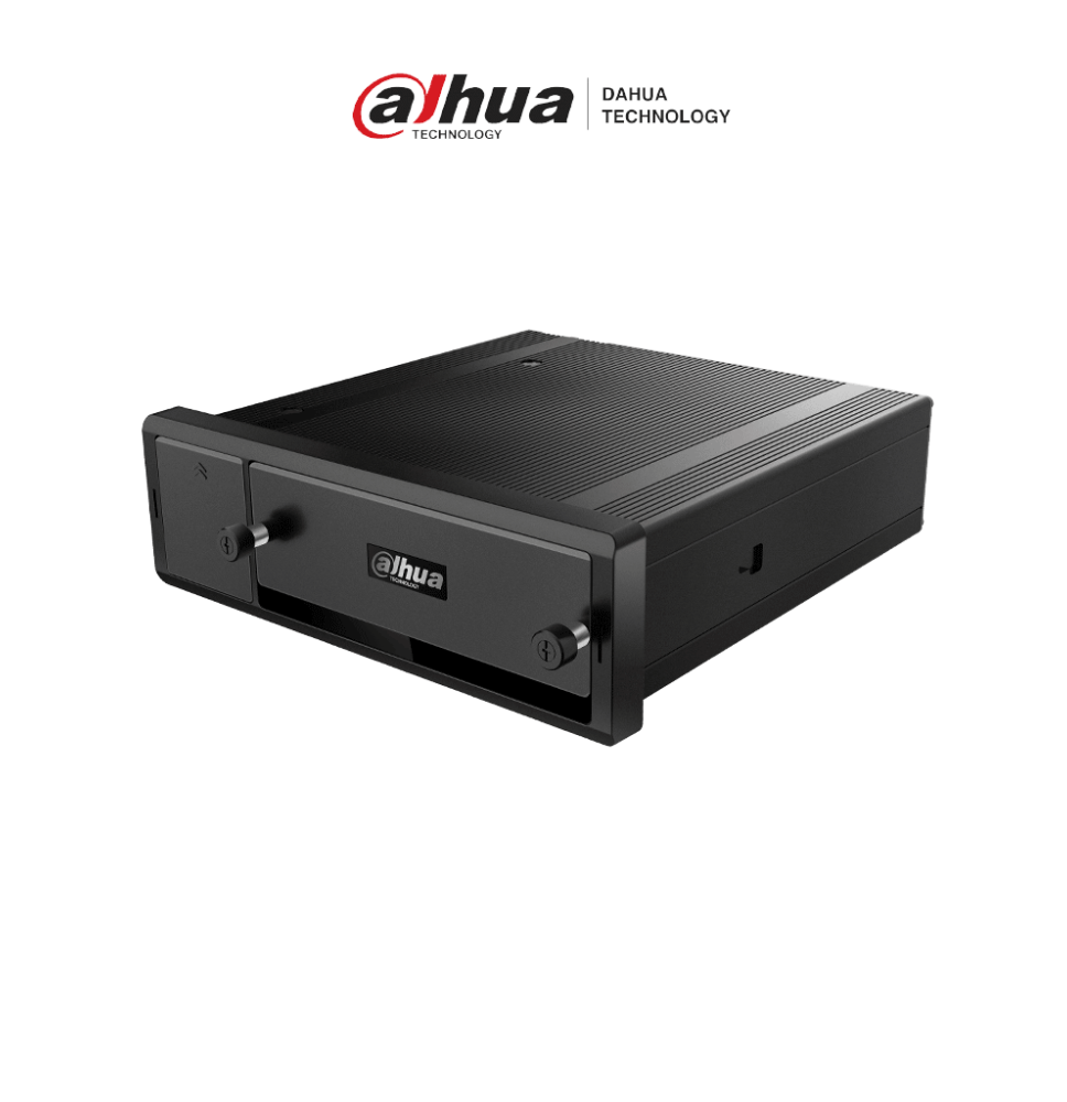 DAHUA DHI-MXVR4104-GFWI - DVR móvil de 4 canales HDCVI 1080p + 4 canales IP  H.265  G