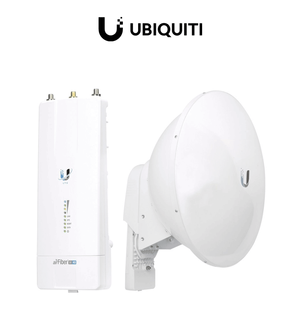 UBIQUITI AF-5XHD-23-S45: Kit AirFiber con Radio AF-5XHD y Antena AirFiber 23 dBi Slam