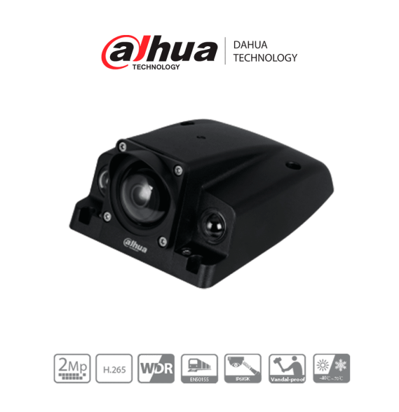 DAHUA IPC-MBW4231N-AS-H - CAMARA IP ESPECIAL PARA NVR MOVIL/ H265+/ 2 MEGAPIXELES/ IP