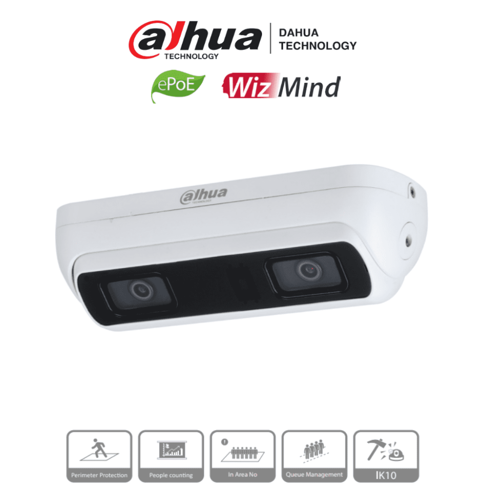 DAHUA IPC-HDW8341XN-3D-0360B-S2 - Cámara IP Dual Resolución de 3 MP/ Lente 3.6 mm/  ?