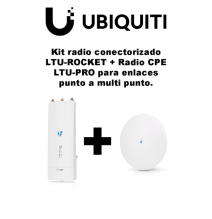 KIT - LTU-ROCKET + LTU-PRO para enlaces Punto a multi Punto /Ideal para CCTV Y WISP/H