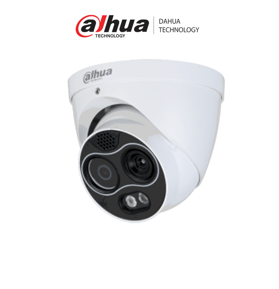 DAHUA DHI-TPC-DF1241-B2F2-DW-S8 Mini cámara Eyeball híbrida IP térmica/ 4 MP/ Eureka/