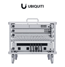 UBIQUITI U-RACK-6U-TL - Mini Rack abierto con ruedas  6U  Patchpanel de 24 puertos Gi