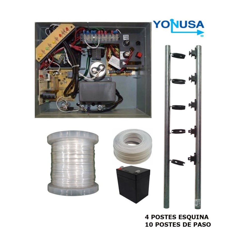 YONUSA PAKEY10000127AF - Paquete de ENERGIZADOR de alta frecuencia ANTIPLANTAS 10 000