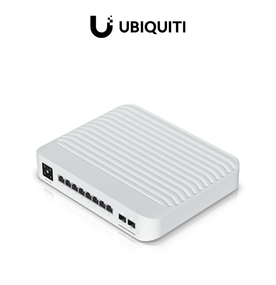 UBIQUITI USW-PRO-8-POE - Switch UniFi capa 3 de 8 puertos POE 802.3af/at/bt 6 puer UBIQUITI USW-PRO-8-POE - Switch UniFi capa 3 de 8 puertos POE 802.3af/at/bt 6 puer