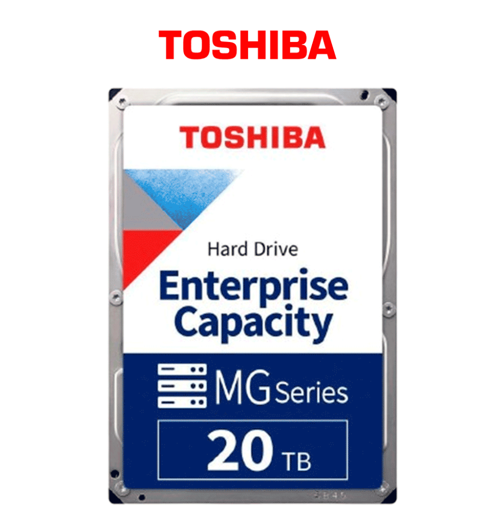 TOSHIBA MG10ACA20TE - Disco duro de 20TB / Serie Enterprise / 3.5 / 7200 RPM / 512 MB