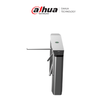 DAHUA DHI-ASGG120T - Torniquete bidireccional con desbloqueo ajustable y capacidad de