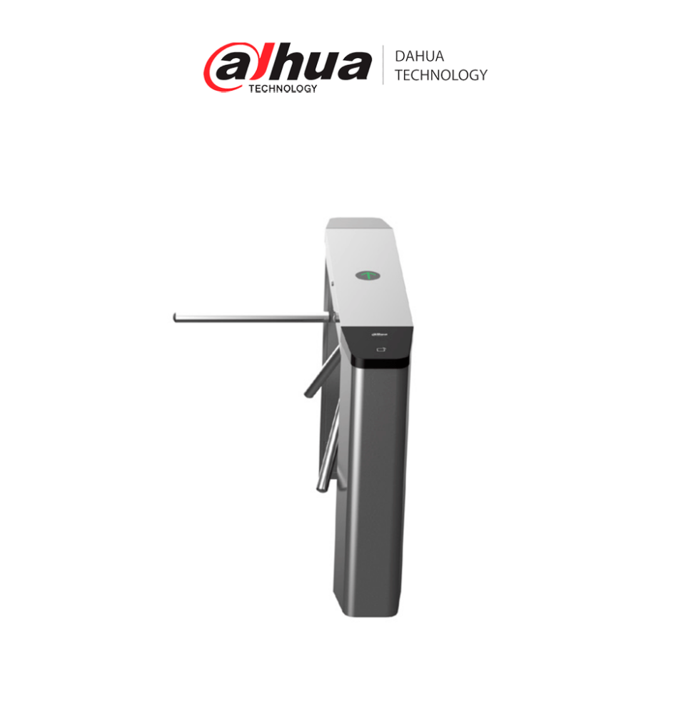 DAHUA DHI-ASGG120T - Torniquete bidireccional con desbloqueo ajustable y capacidad de