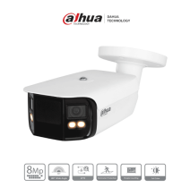 Dahua IPC-PFW5849-A180-E2-ASTE - Cámara IP Bullet 4K con multivisión en color  LED de