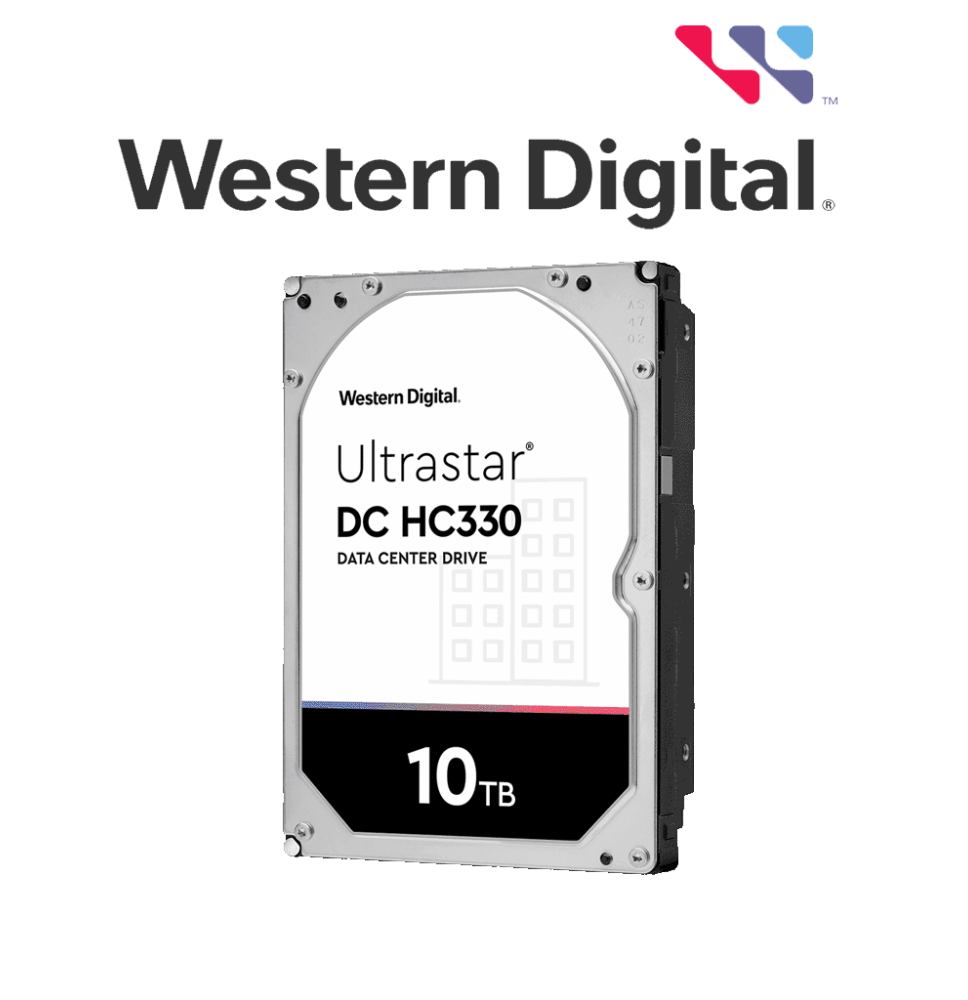 WESTERN DIGITAL WUS721010ALE6L4 - Disco duro de 10 TB HC330 / Serie ULTRASTAR / 512E