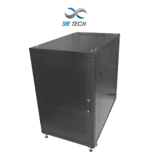 SBETECH GNL20URV600PC - Gabinete de piso de 19  20 UR  con puerta ventilada. Medidas: