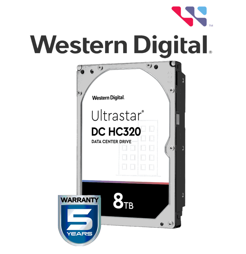 WESTERN HUS728T8TALE6L4 - Disco duro de 8 TB HC320 / Serie ULTRASTAR / Recomendado pa