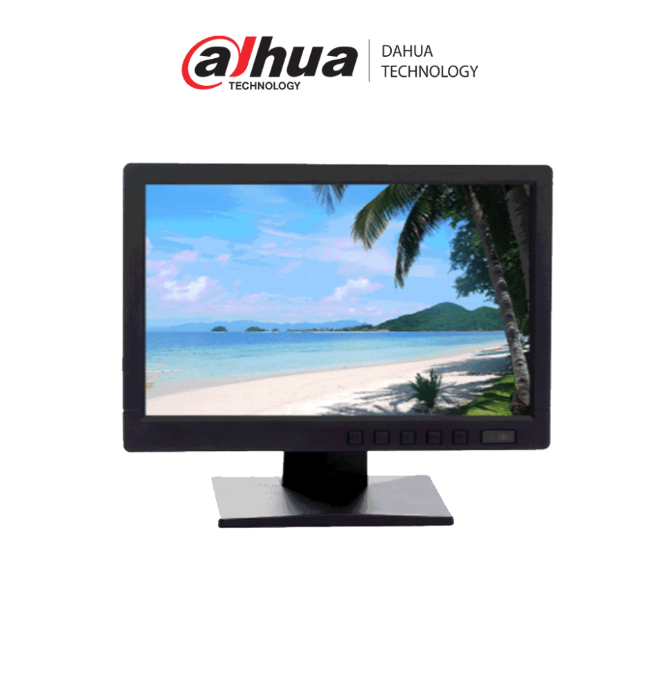 DAHUA DH-LM10-V100 - Monitor LCD de 10 Pulgadas/ Especial para DVRs Moviles/ Optimiza