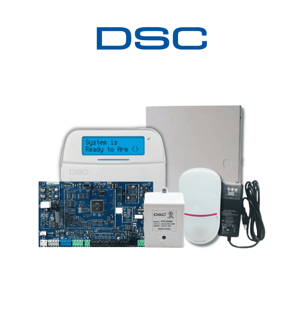 DSC Pro Basic - Paquete Pro 32 zonas con comunicador IP integrado/ Panel HS3032/ Tecl