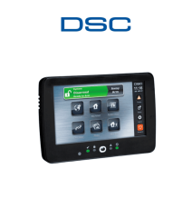 DSC HS2TCHPBLK N - Teclado Cableado de Pantalla Táctil negro de 7?? con Lector de Pro