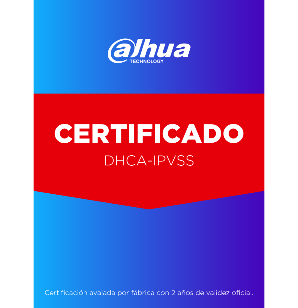 Kit para certificación Dahua DHCA-IPVSS DHT3300001 DHCAIPVSS