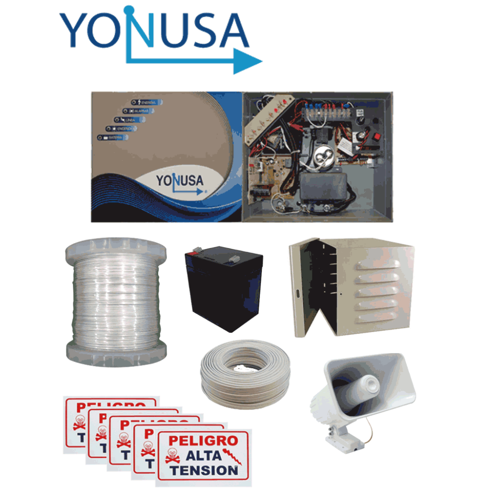 YONUSA PACK127AF -Paquete de energizador de alta frecuencia con interface/ Sirena y g