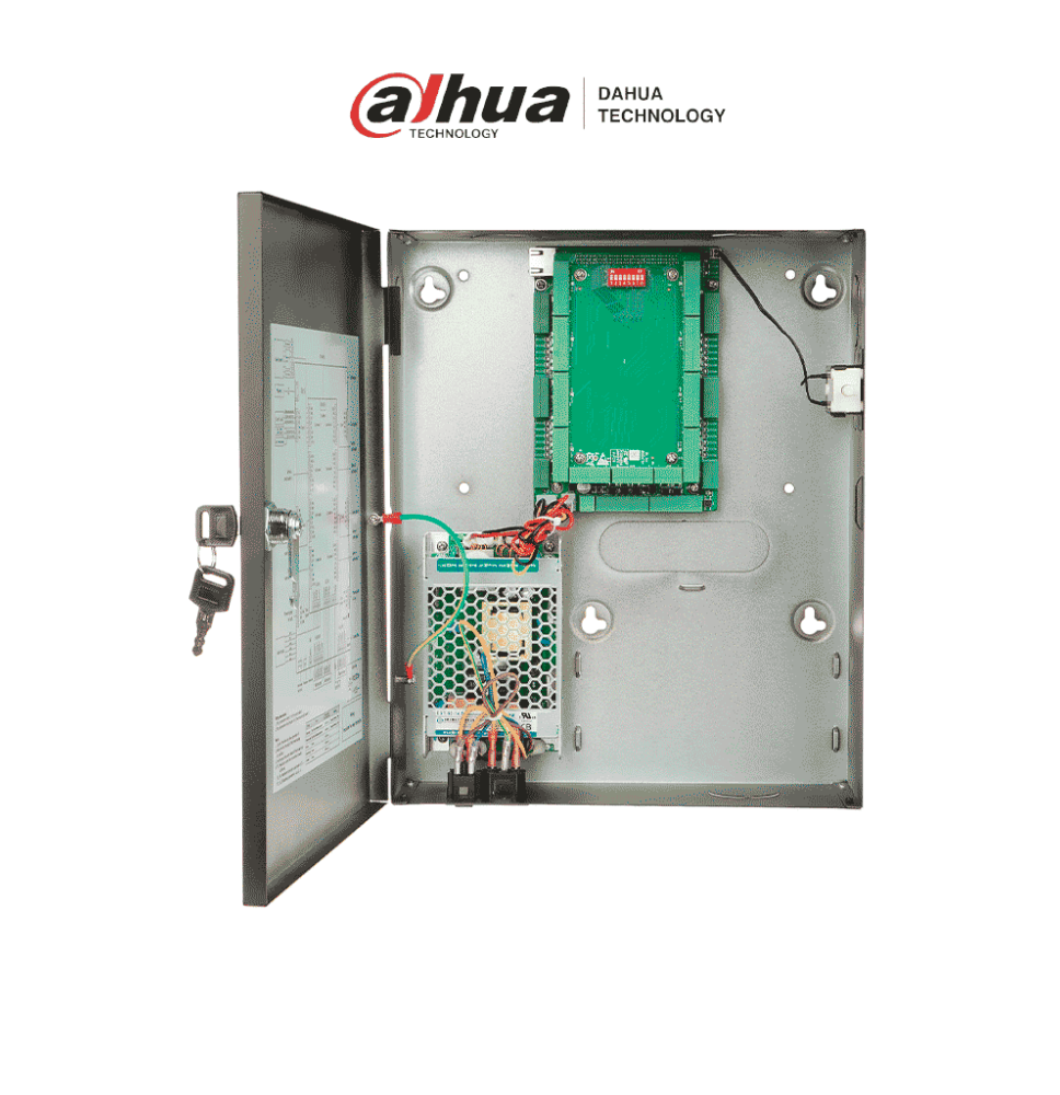 DAHUA  DHI-ASC2208C-S - Control de acceso TCP/IP gestión avanzada para 8 puertas y 8