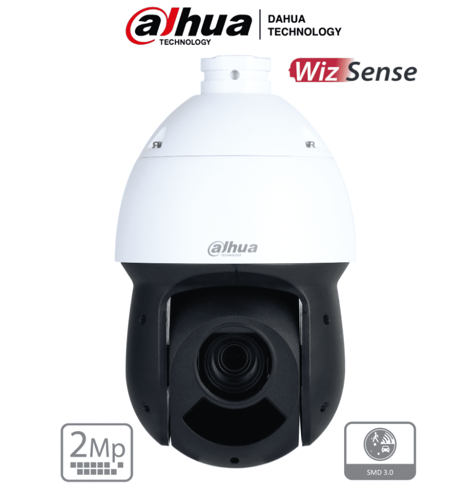 DAHUA SD49225DB-HNY - Cámara IP PTZ de 2 MP/ WizSense/ 25x de Zoom óptico/ IR de 100