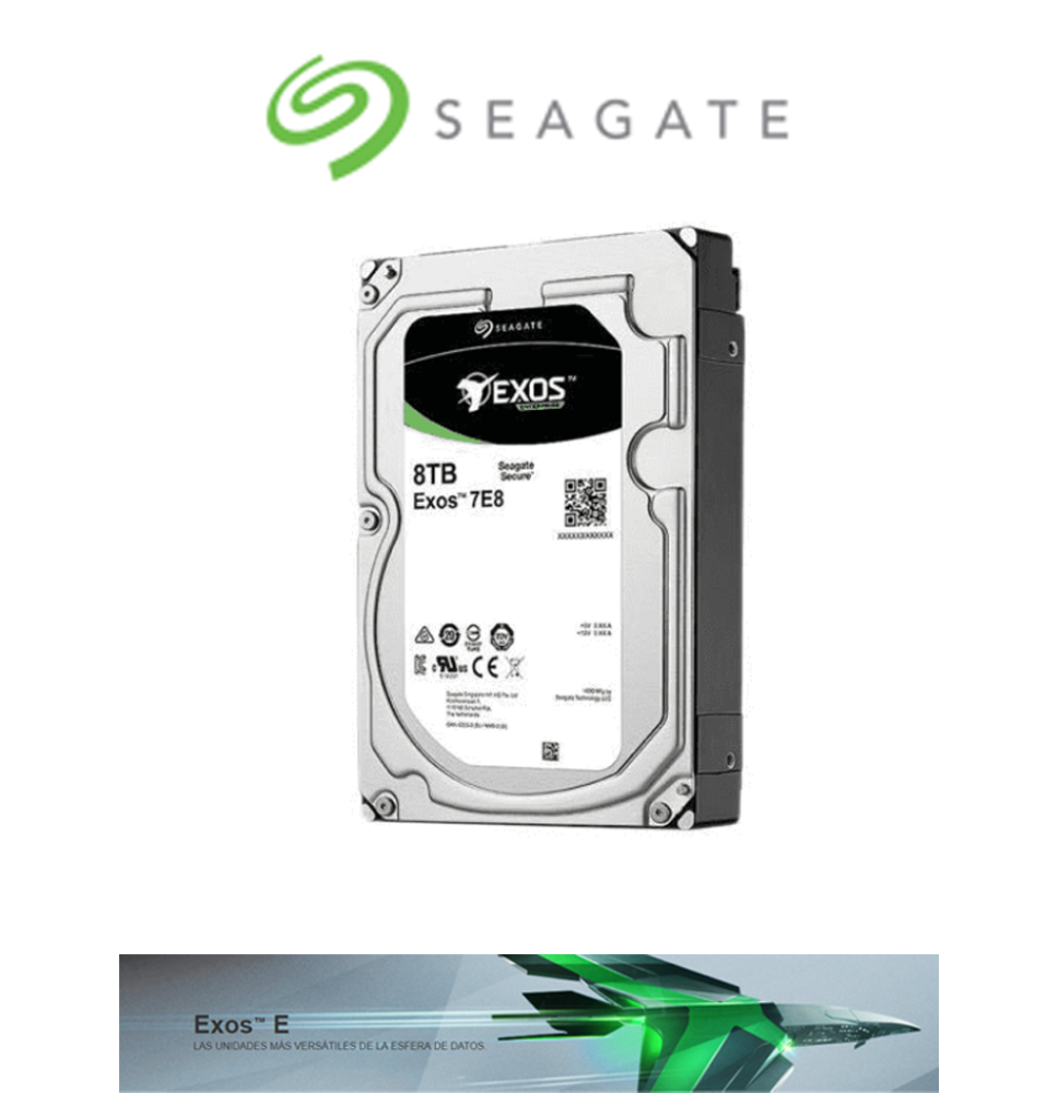 SEAGATE ST8000NM017B  - DISCO DURO 8 TB ENTERPRISE/ 7200 RPM/ RECOMENDADO PARA SERVID